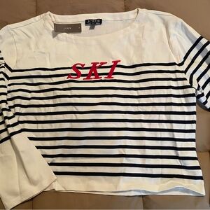 J.Crew mariner cloth Ski Knit Top